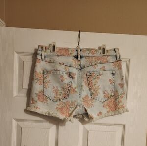 Floral Denim Women Shorts